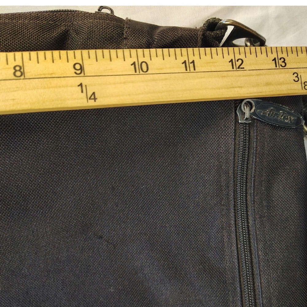 Winstar Messenger Bag Unisex Large Black Good Canvas Buckle Multi-Pocket Laptop